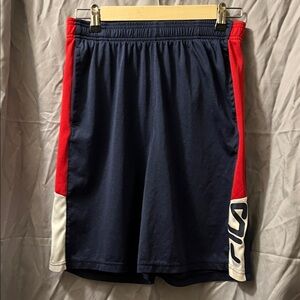 Fila Navy and Red Athletic Shorts